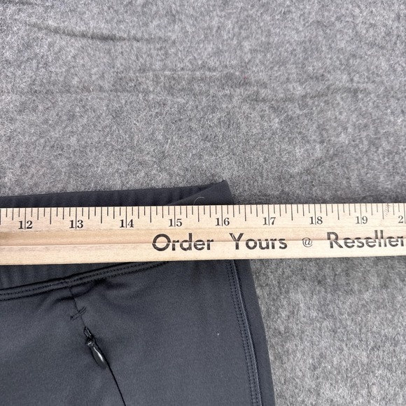 Mountain Hardwear Pants Mens Medium Gray Softshell Track Running Zip Pockets - Picture 7 of 12